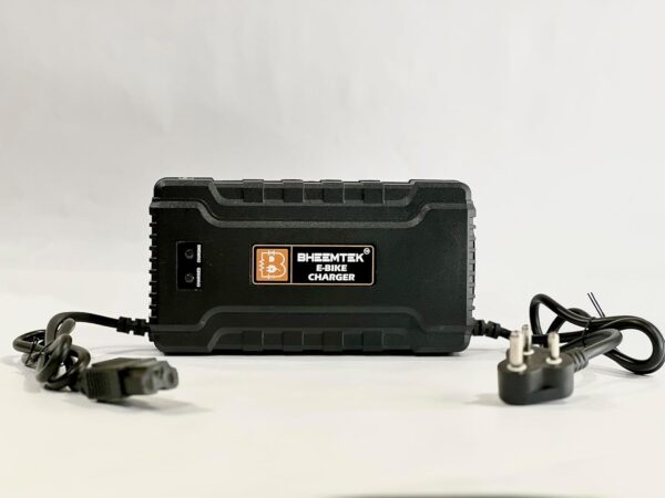 BHEEMTEK 60volts 8amp Charger Suitable for 60 v Battery Pack Scooters with T Connector (3-pin) Connector 71.4V Cut Off