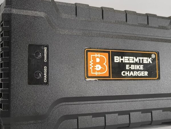 BHEEMTEK 60volts 8amp Charger Suitable for 60 v Battery Pack Scooters with T Connector (3-pin) Connector 71.4V Cut Off